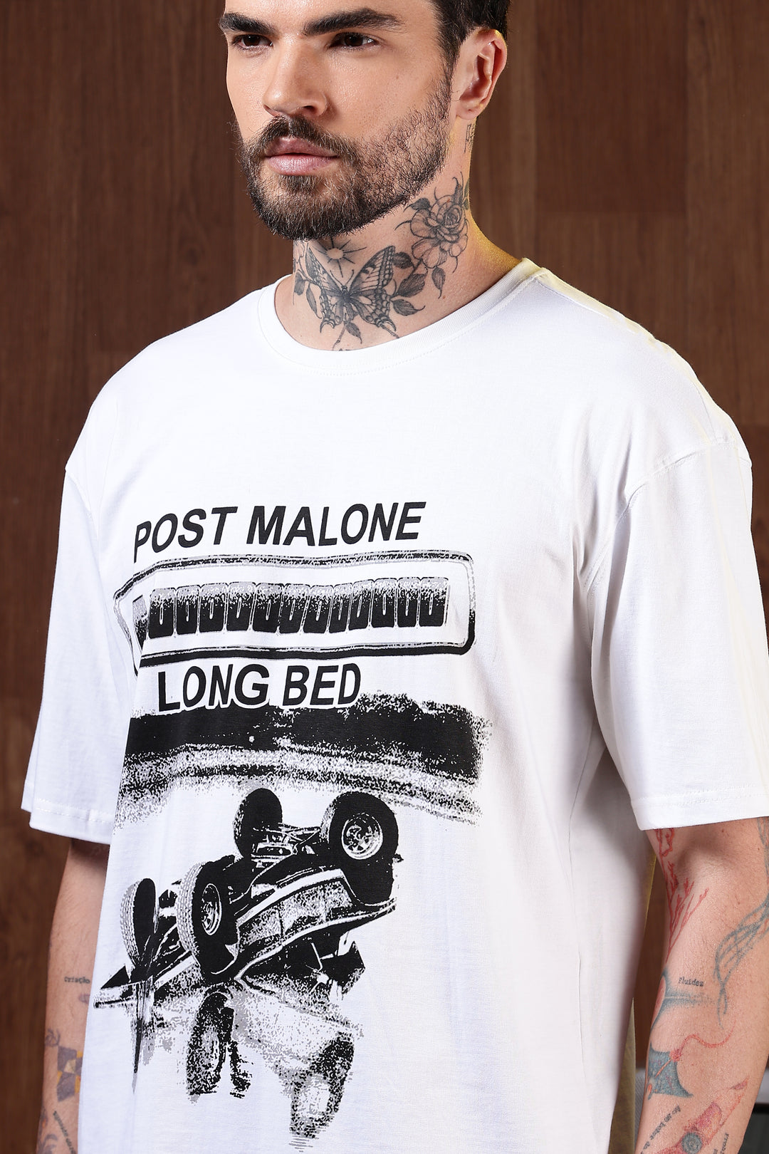 Trillionare : White Oversized T-shirt