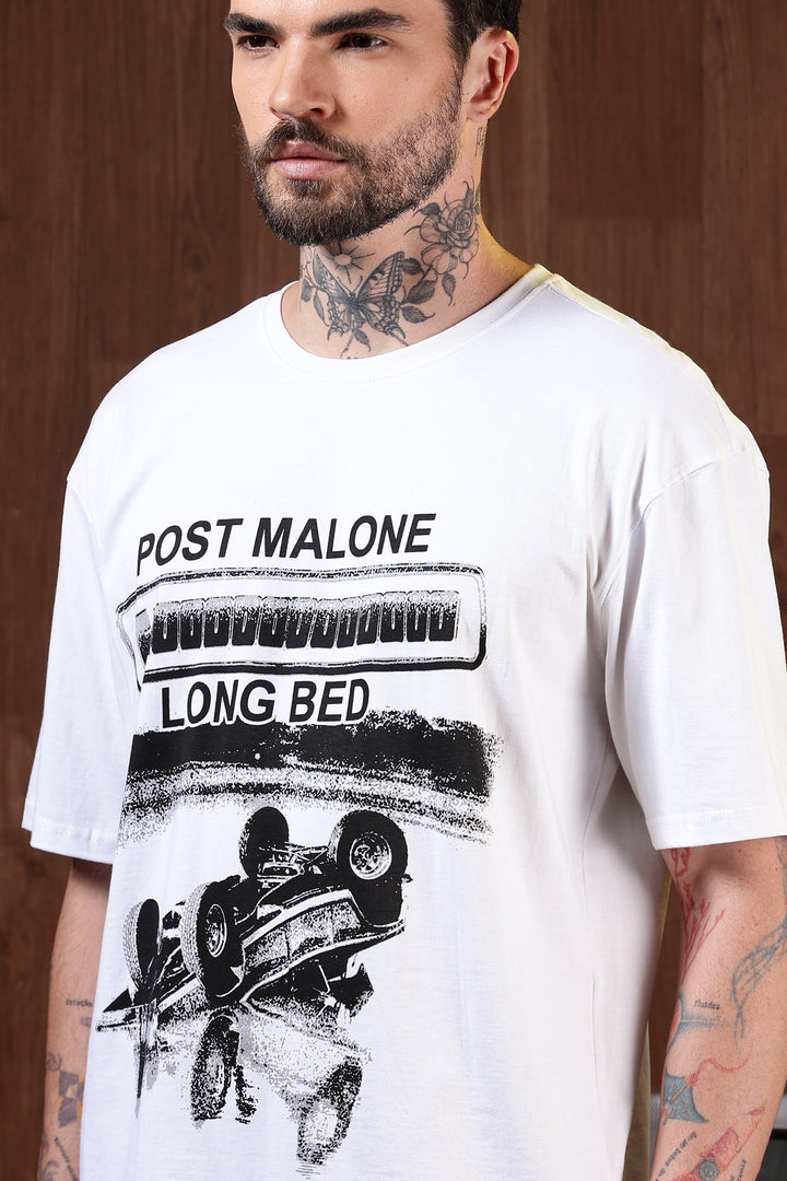 Trillionare : White Oversized T-shirt