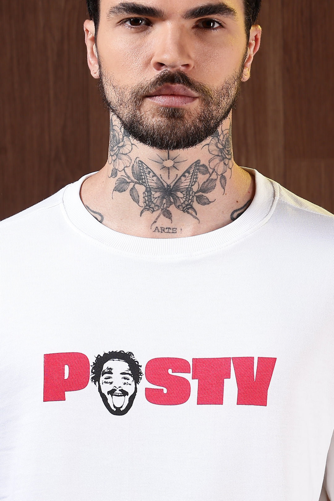 Post Malone: White Oversized T-shirt