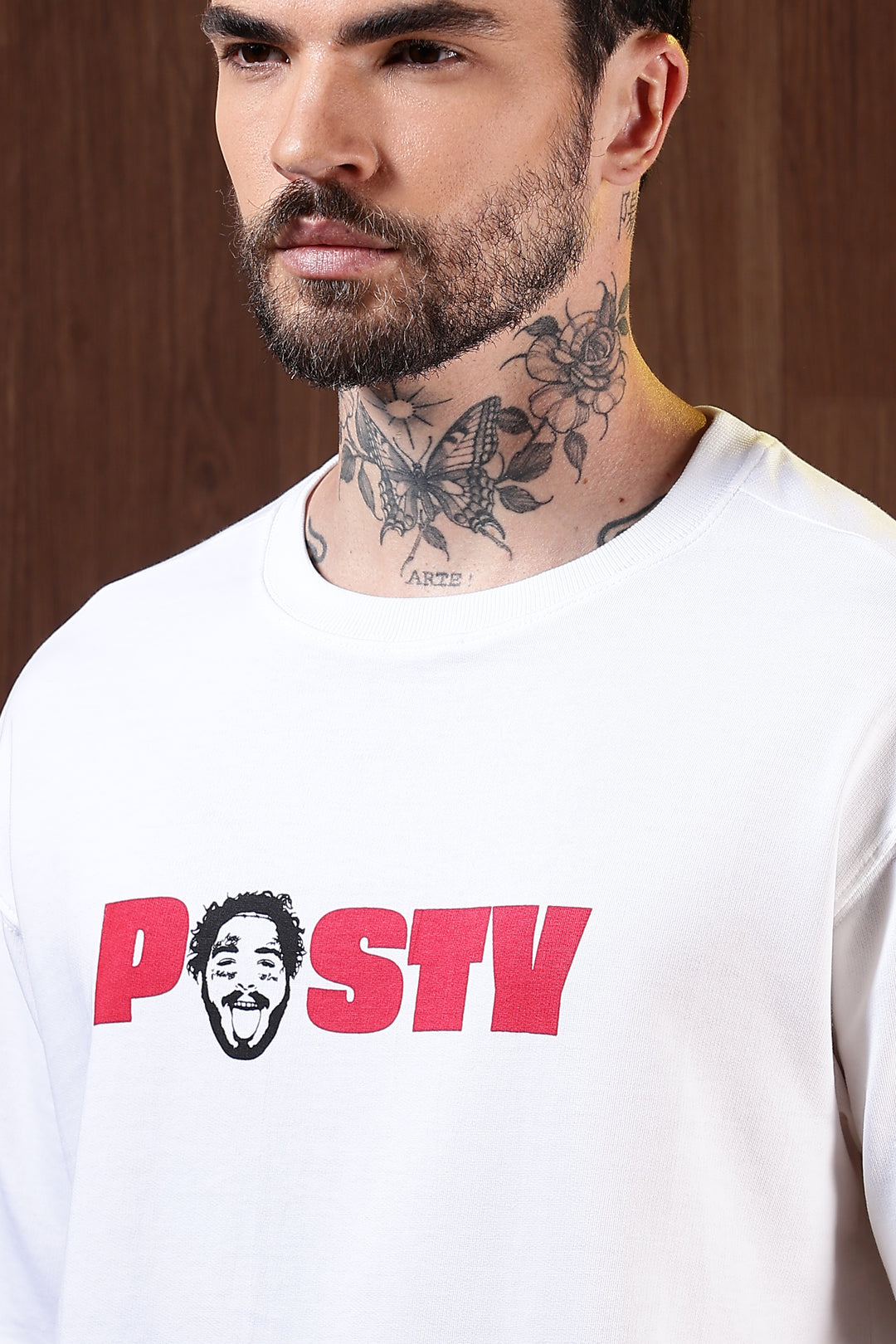 Post Malone: White Oversized T-shirt