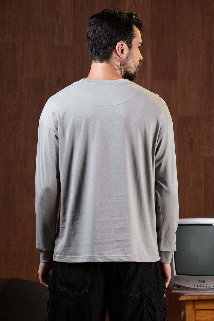 Solids: Aluminium Oversized T-shirt