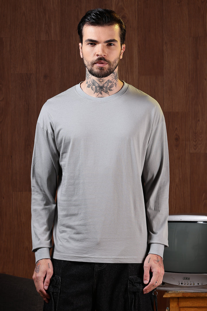 Solids: Aluminium Oversized T-shirt