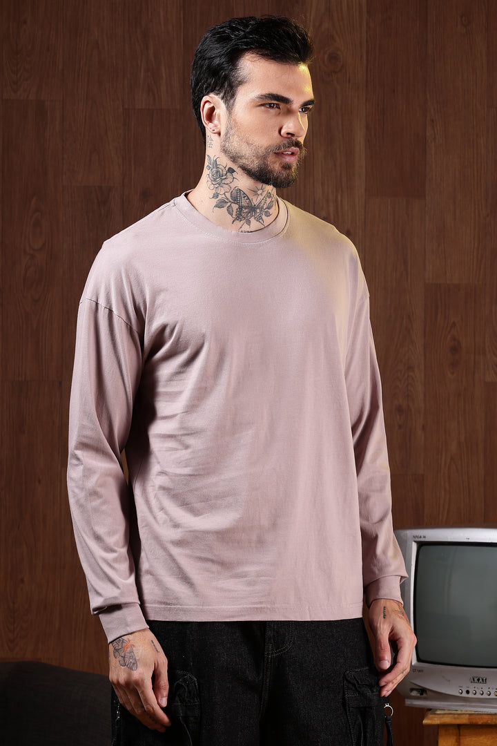 Solids: Pearl Pink Oversized T-shirt