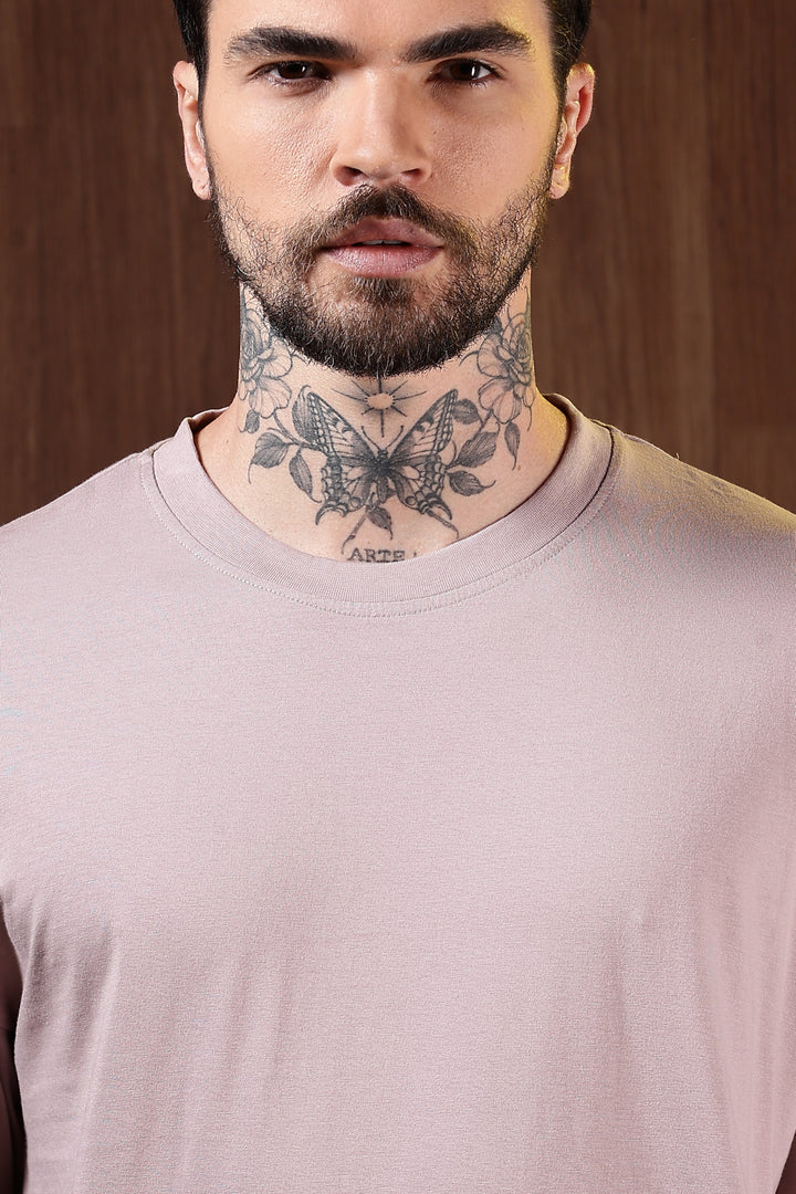 Solids: Pearl Pink Oversized T-shirt