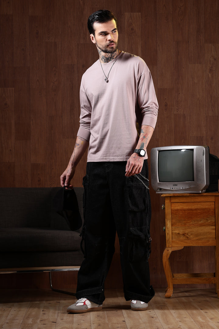 Solids: Pearl Pink Oversized T-shirt