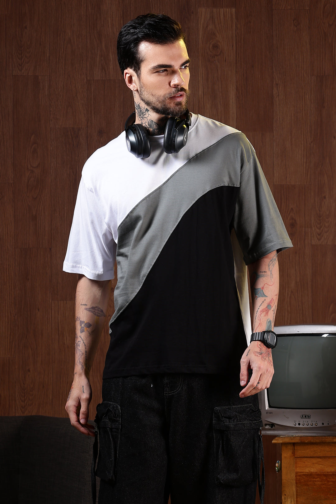 Shades of Grey Oversized Tshirt