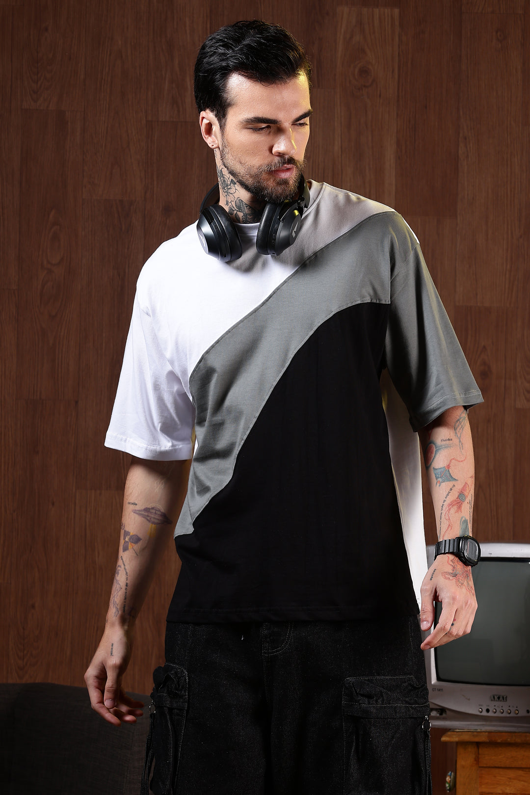 Shades of Grey Oversized Tshirt