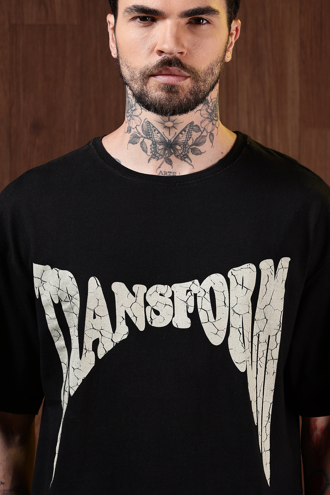 Transform: Black Washed Oversized T-shirt