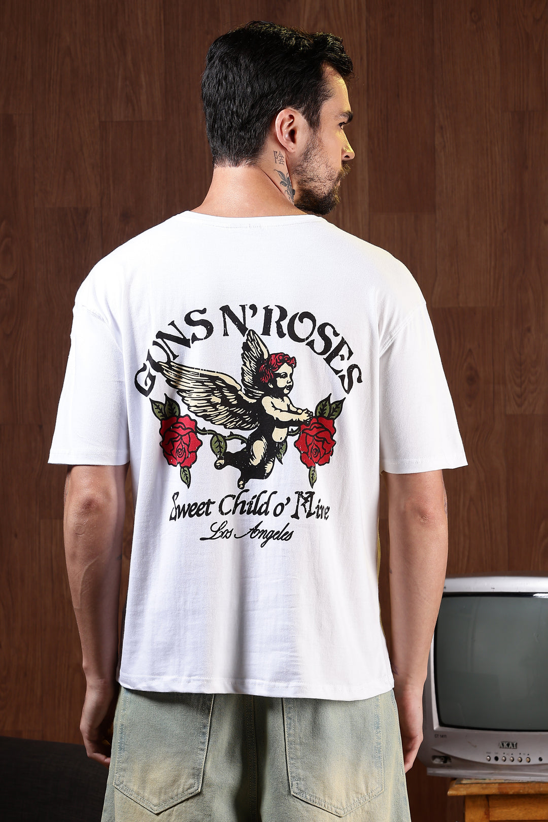 Sweet Child: White Oversized T-shirt
