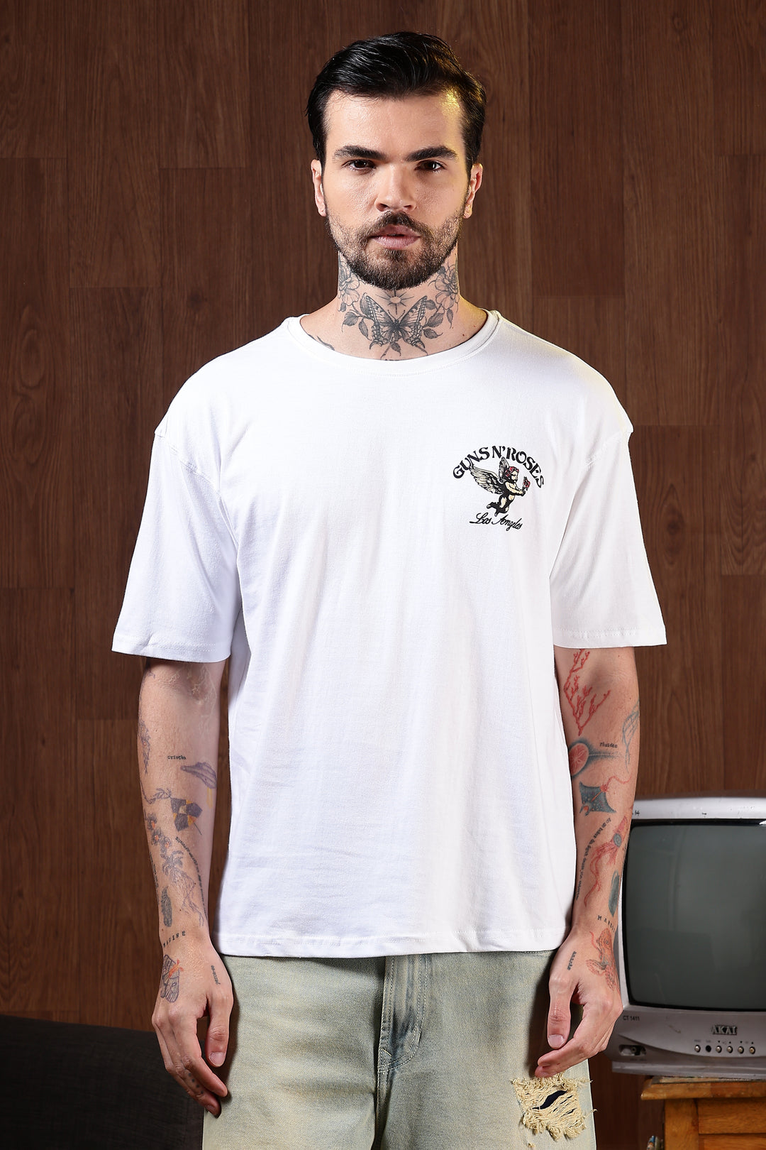 Sweet Child: White Oversized T-shirt