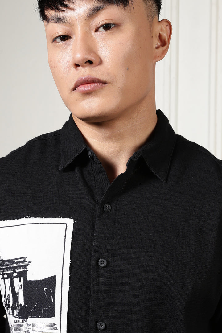 Denims: Black Holiday Shirt