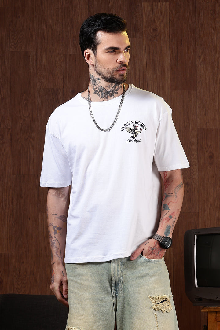 Angel Child: White Oversized T-shirt