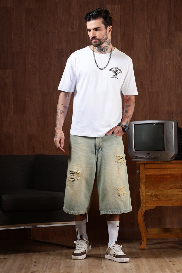 Sweet Child: White Oversized T-shirt