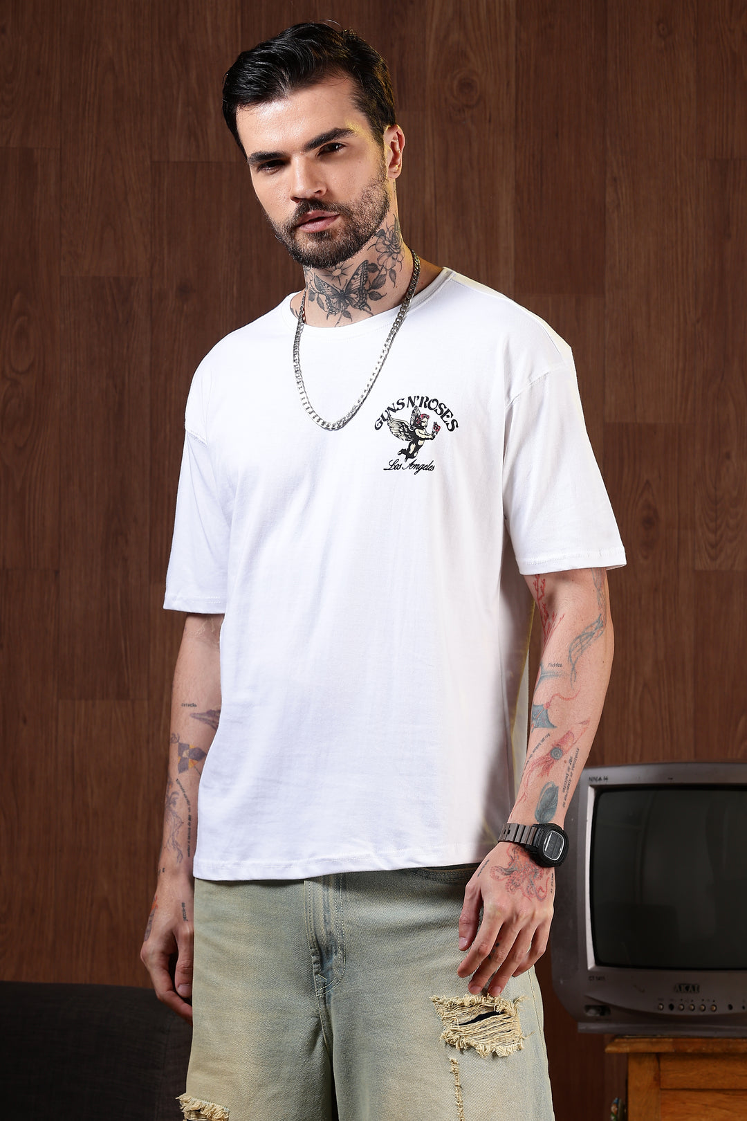 Sweet Child: White Oversized T-shirt