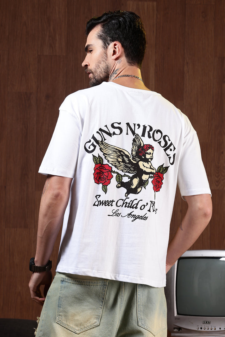Sweet Child: White Oversized T-shirt
