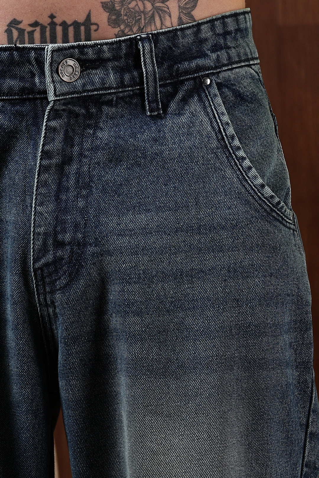 Denims: Baggy Blue Jeans