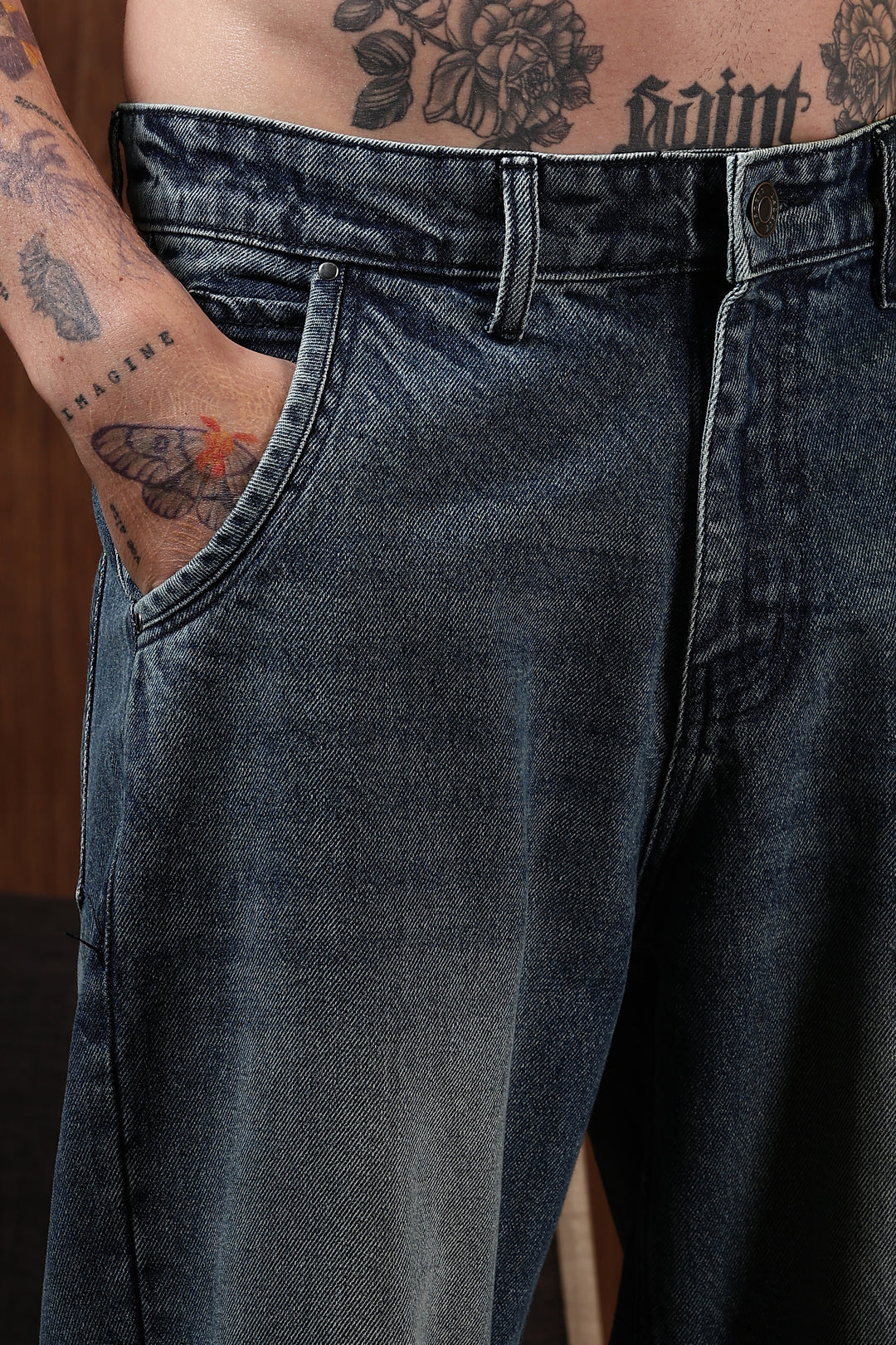 Denims: Baggy Blue Jeans