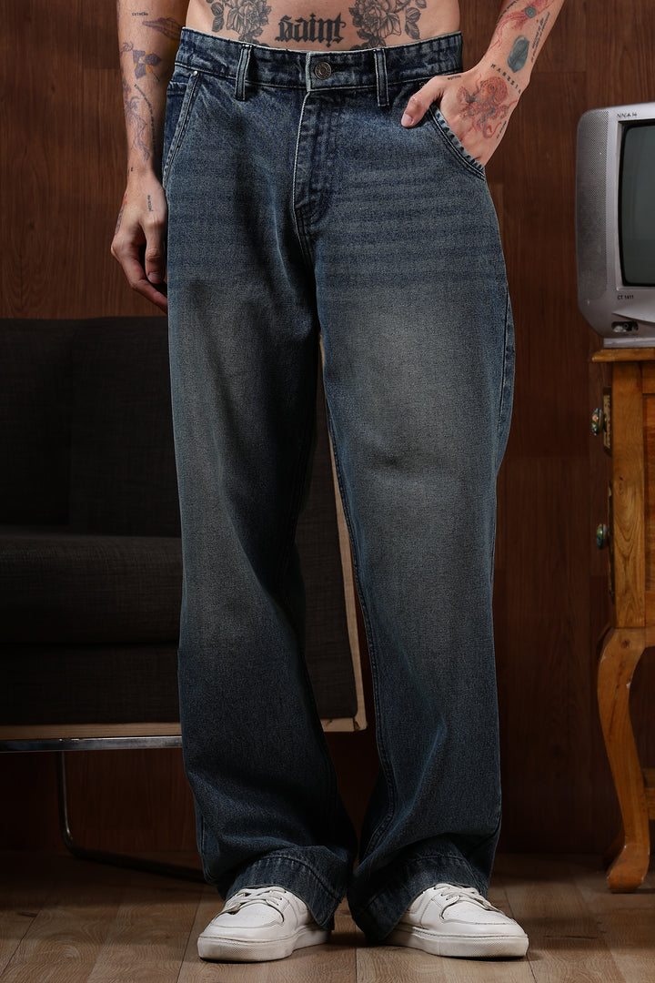 Denims: Baggy Blue Jeans