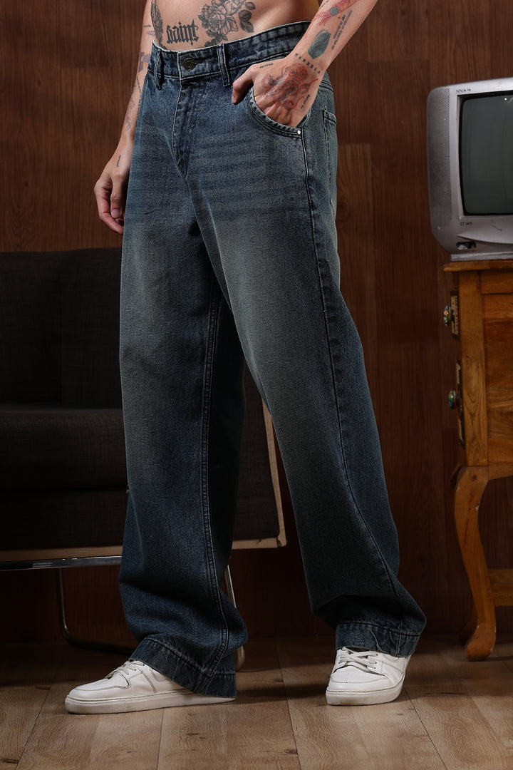 Denims: Baggy Blue Jeans