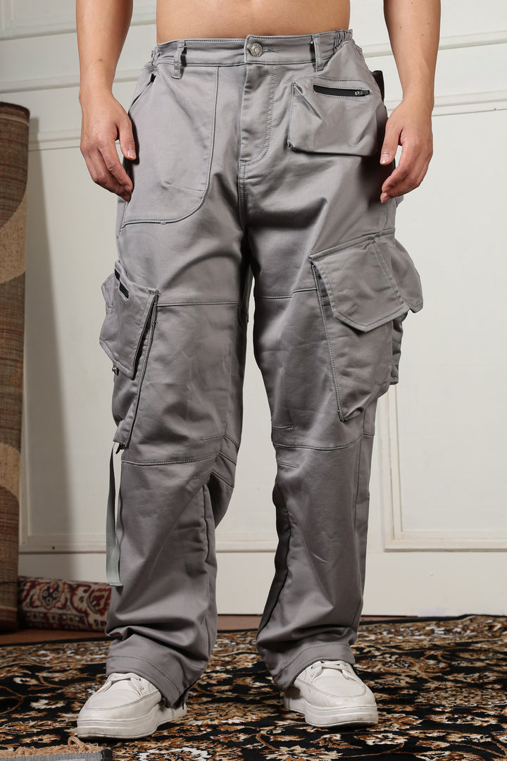 Superior Baggy Grey Cargo Pants