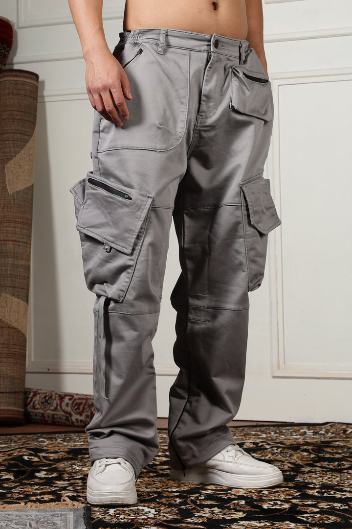 Superior Baggy Grey Cargo Pants
