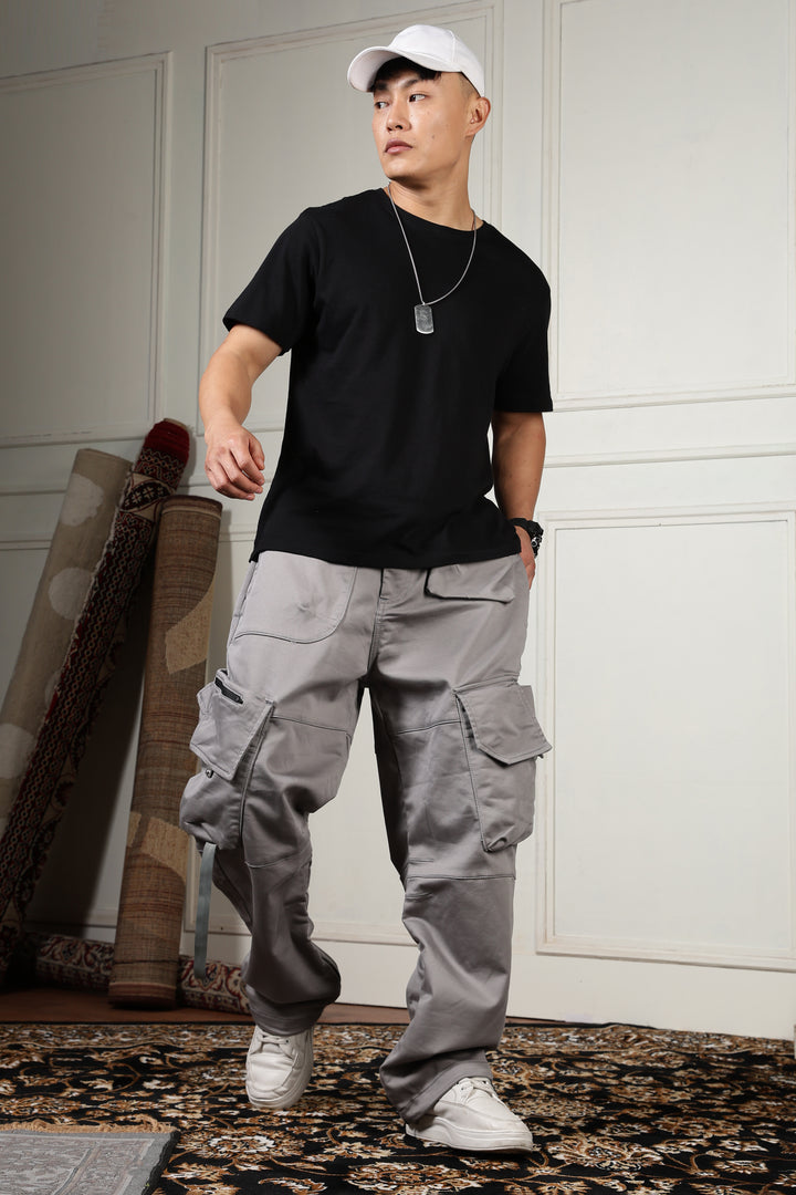 Superior Baggy Grey Cargo Pants