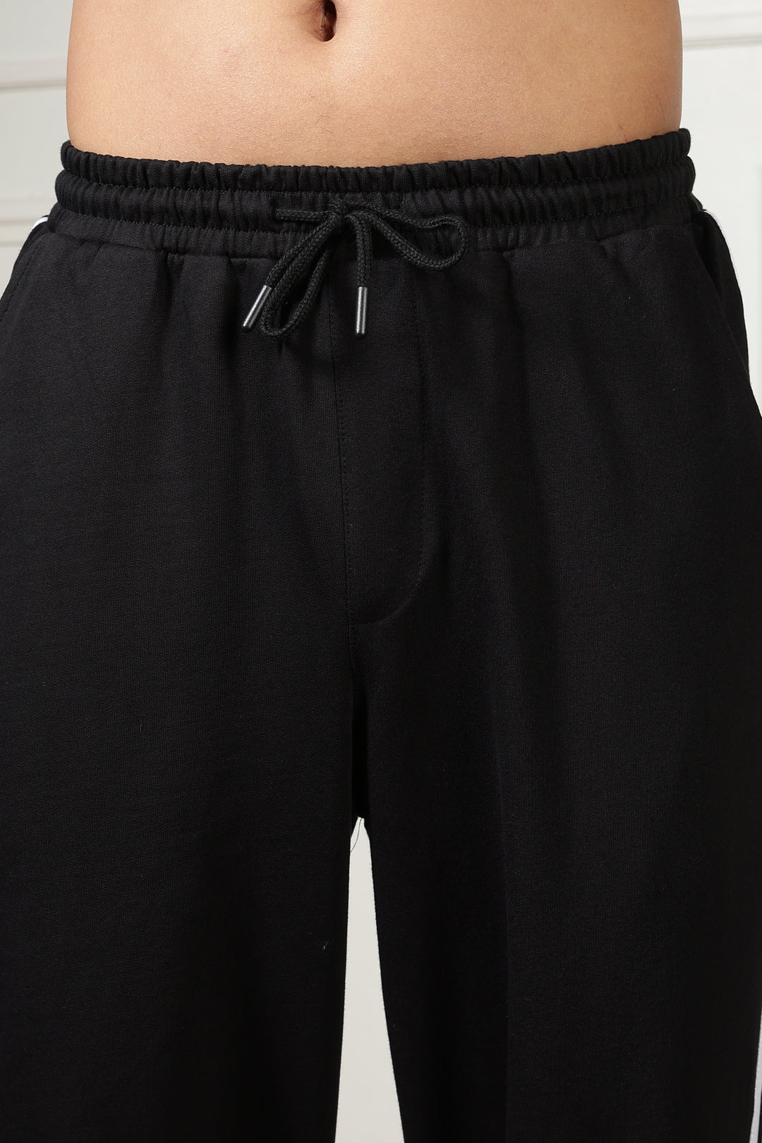 Side Cut: Black Joggers