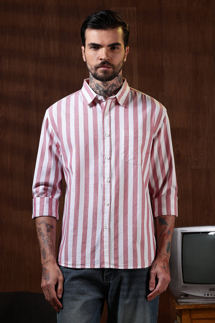 Oxford: Red Stripes Shirt