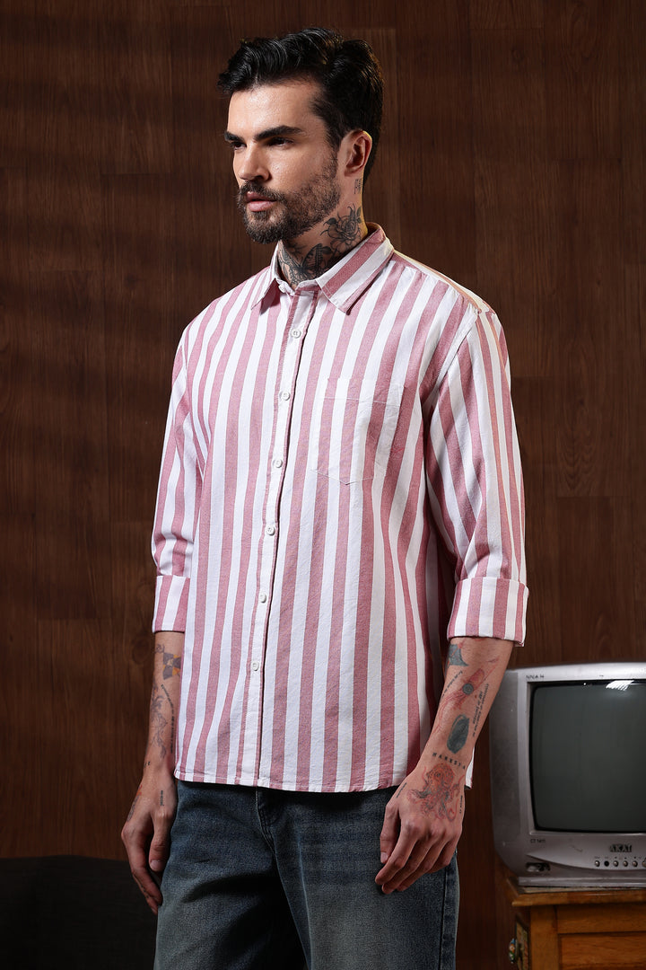 Oxford: Red Stripes Shirt