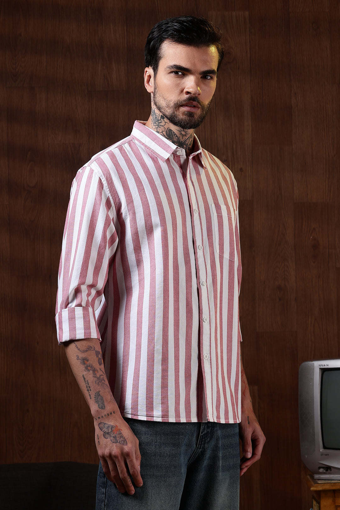 Oxford: Red Stripes Shirt