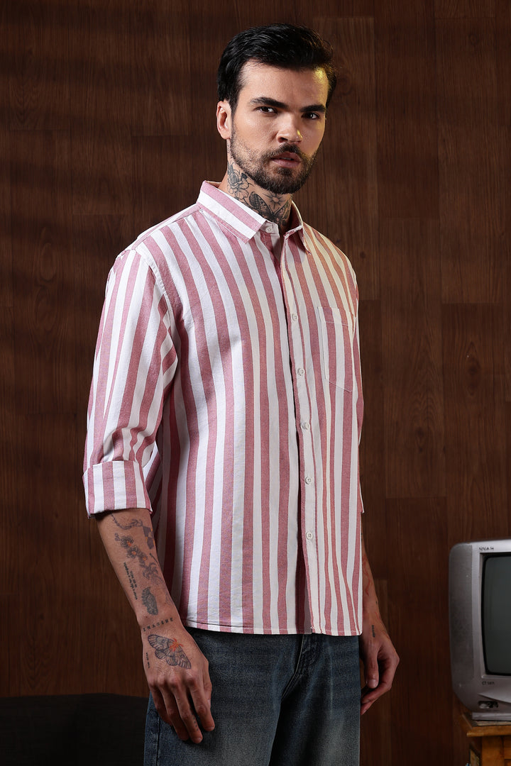Oxford: Red Stripes Shirt