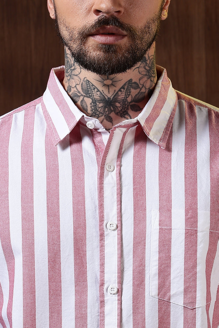 Oxford: Red Stripes Shirt