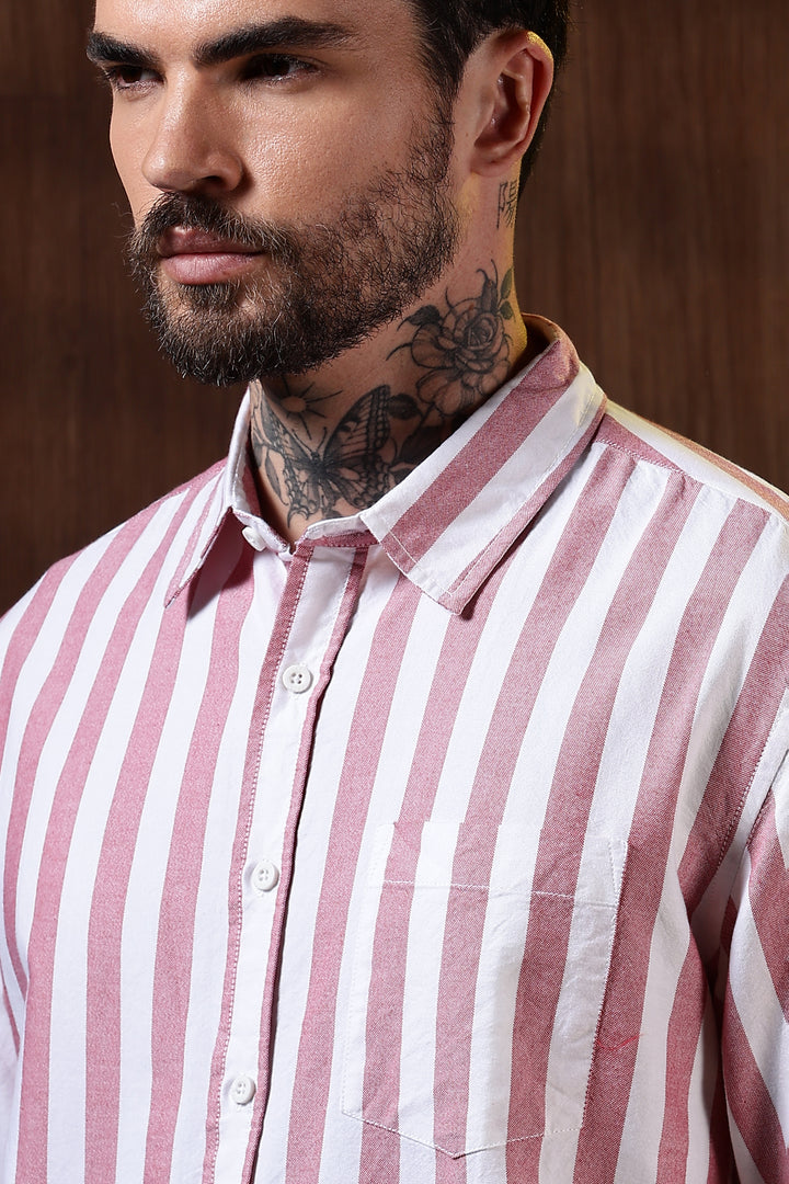 Oxford: Red Stripes Shirt