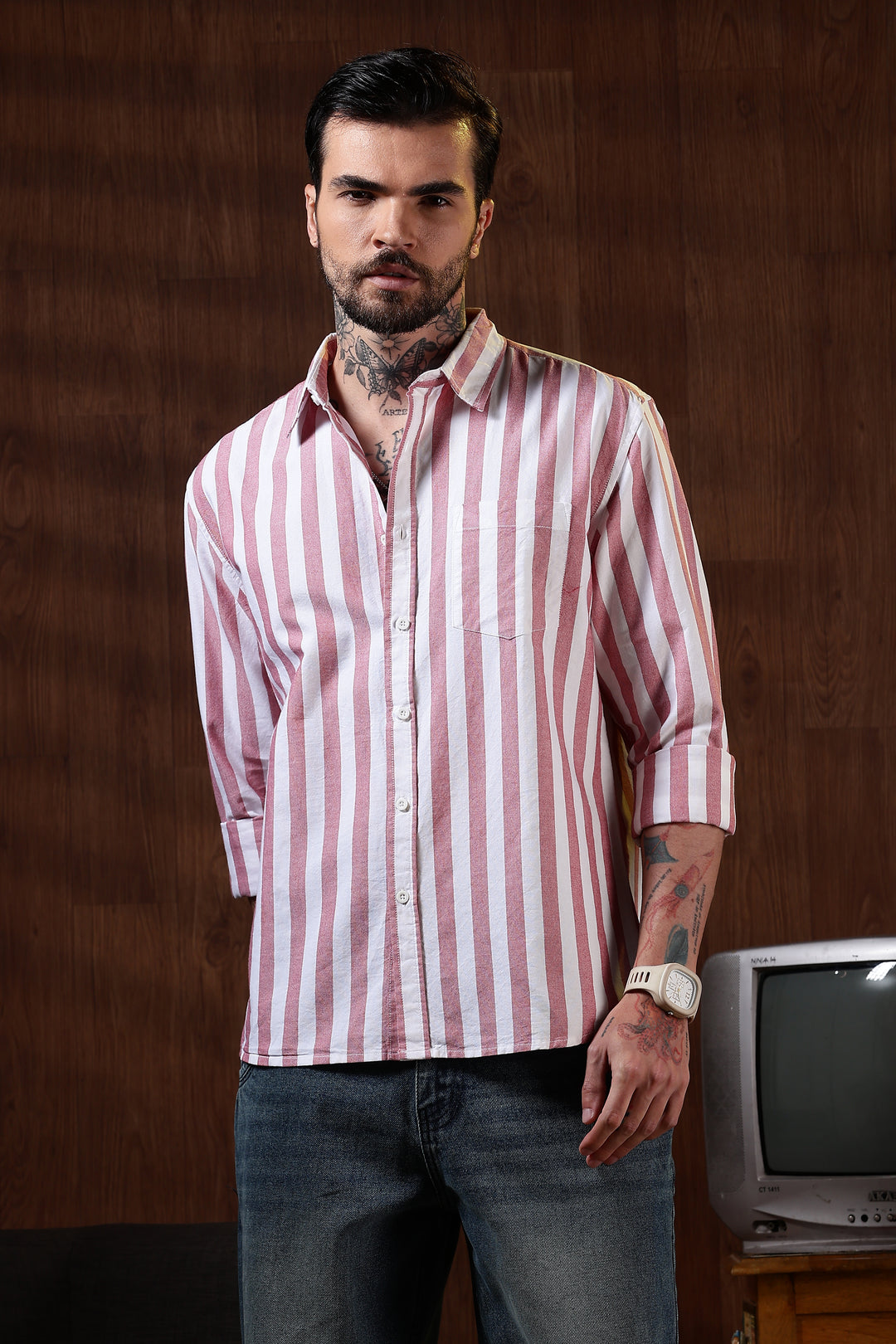 Oxford: Red Stripes Shirt