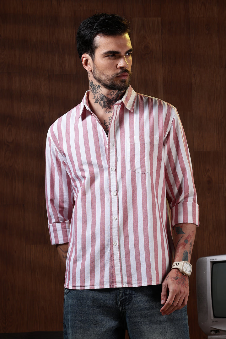 Oxford: Red Stripes Shirt