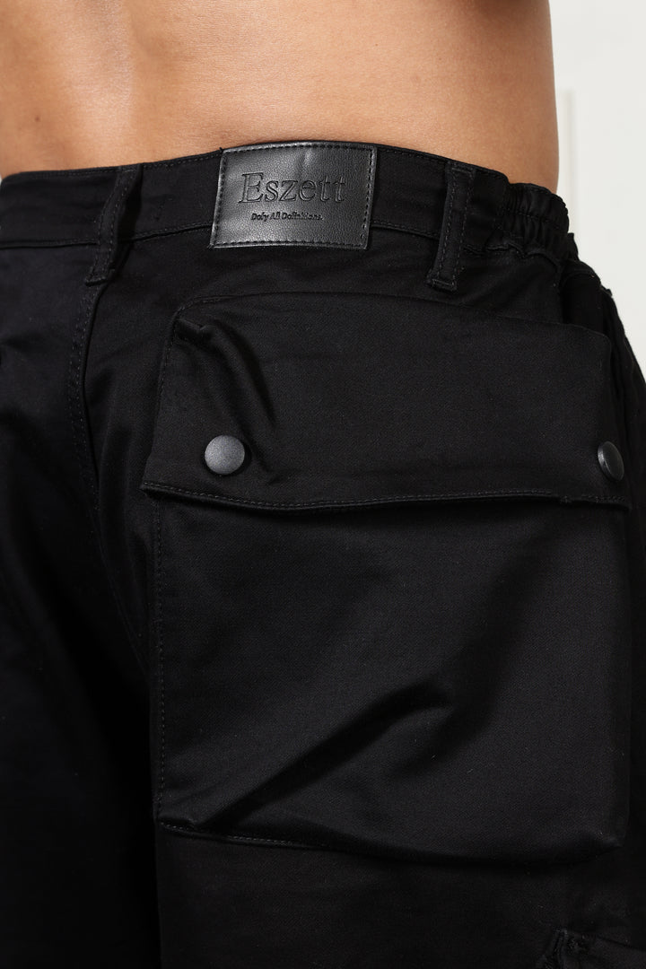 Superior Baggy Black Cargo Pants