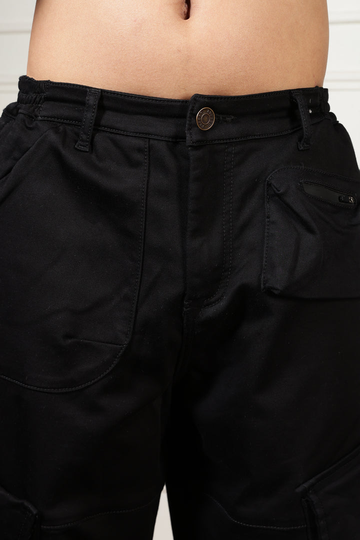 Superior Baggy Black Cargo Pants