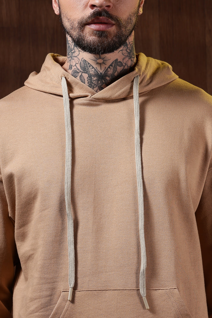 Solids: Beige Hoodie