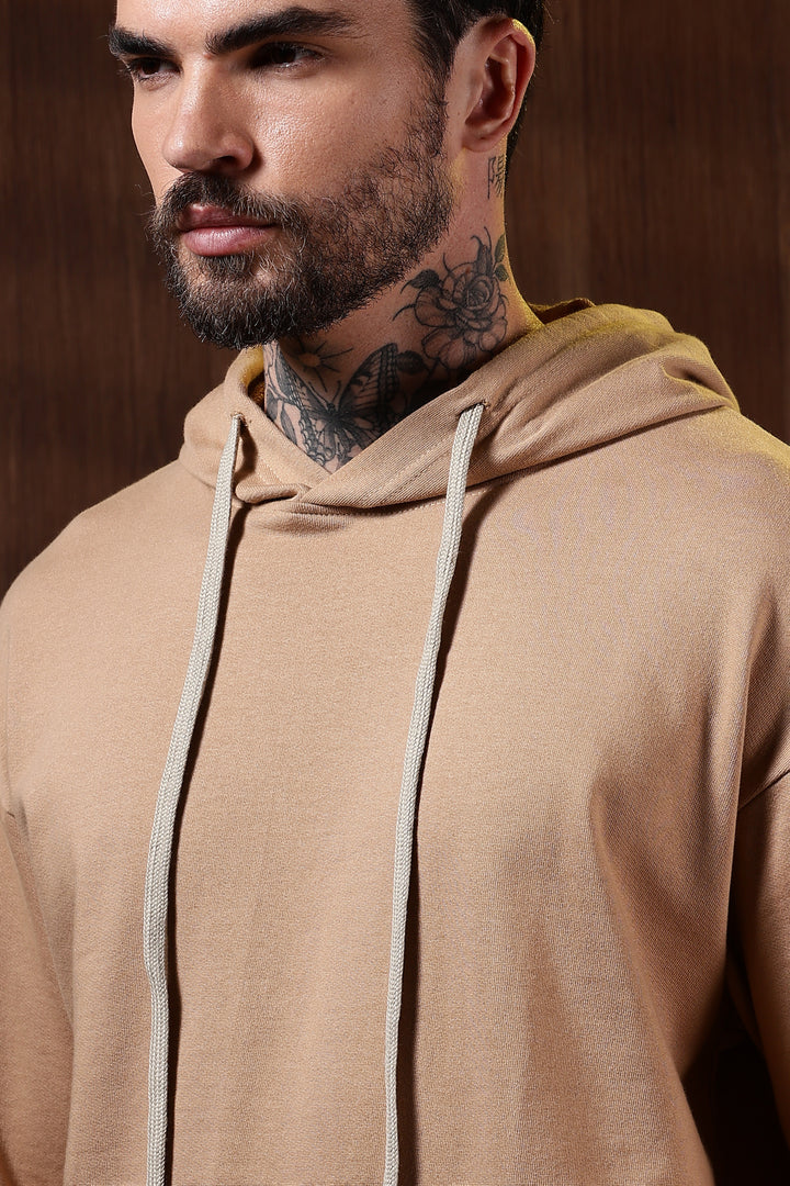 Solids: Beige Hoodie