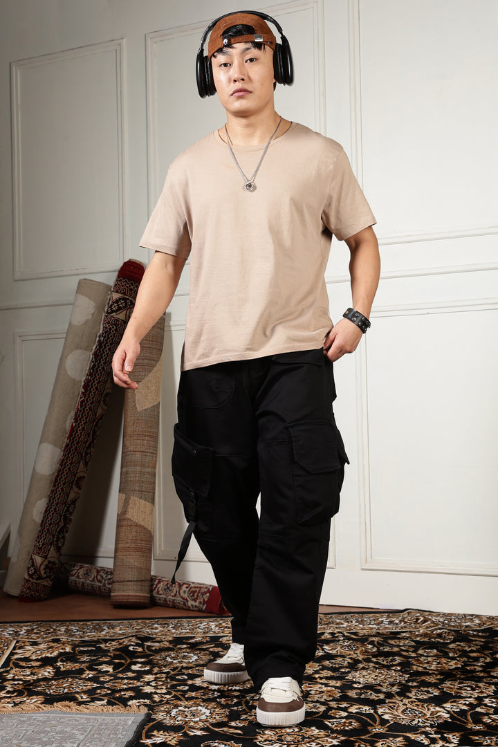 Superior Baggy Black Cargo Pants
