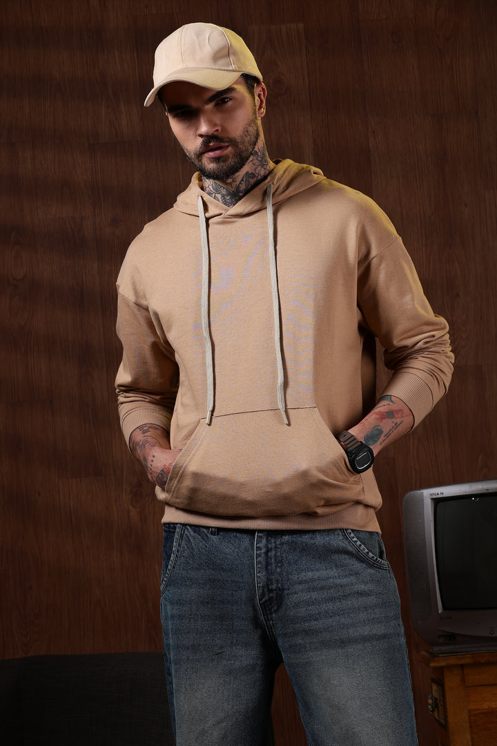 Solids: Beige Hoodie