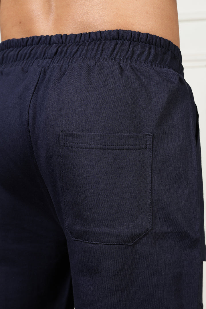 Navy Blue Regular Fit Joggers