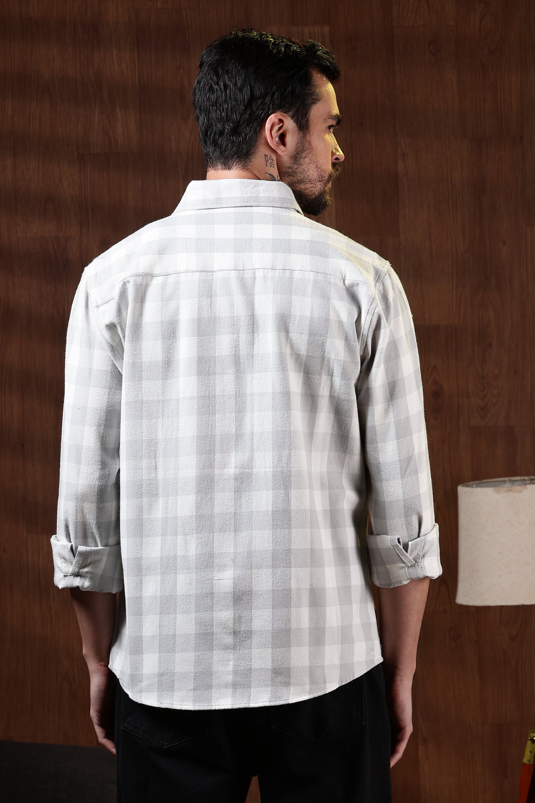 Flannel: White Shirt