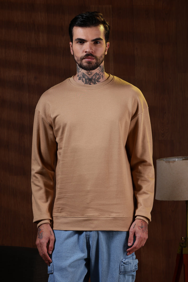 Solids: Beige Sweatshirt