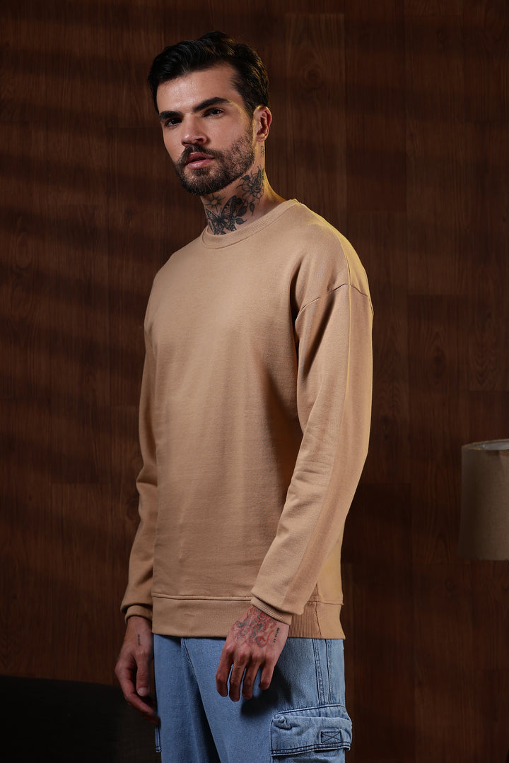 Solids: Beige Sweatshirt
