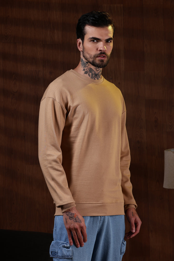 Solids: Beige Sweatshirt