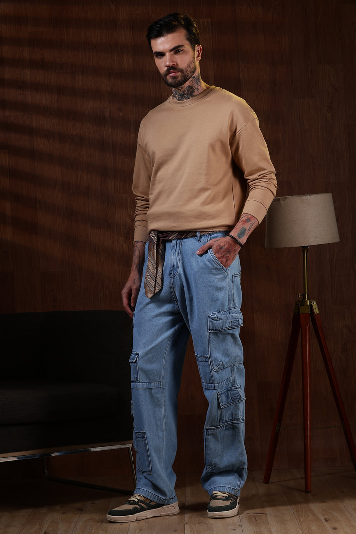 Solids: Beige Sweatshirt