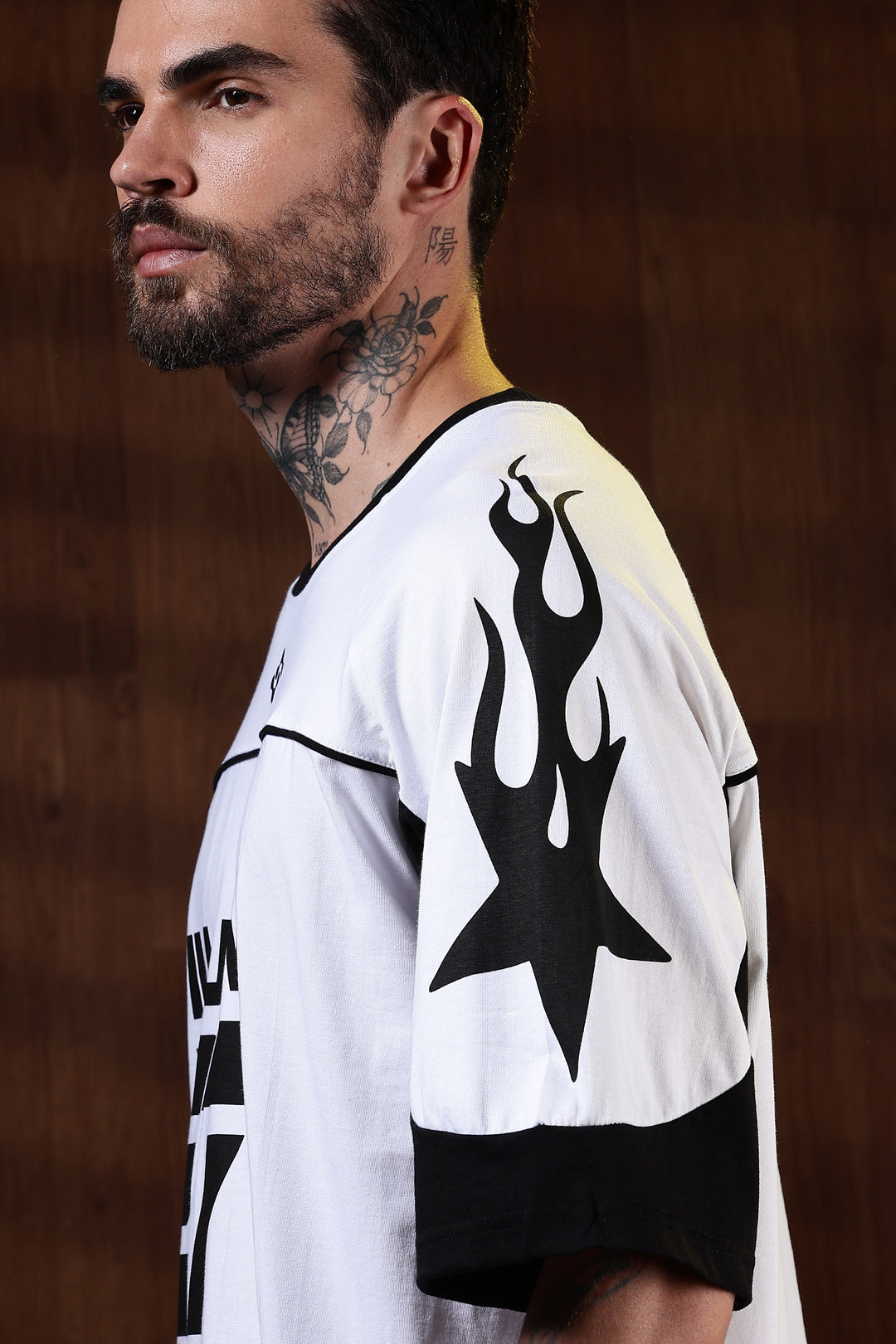 Illusions: Black & White Oversized T-Shirt