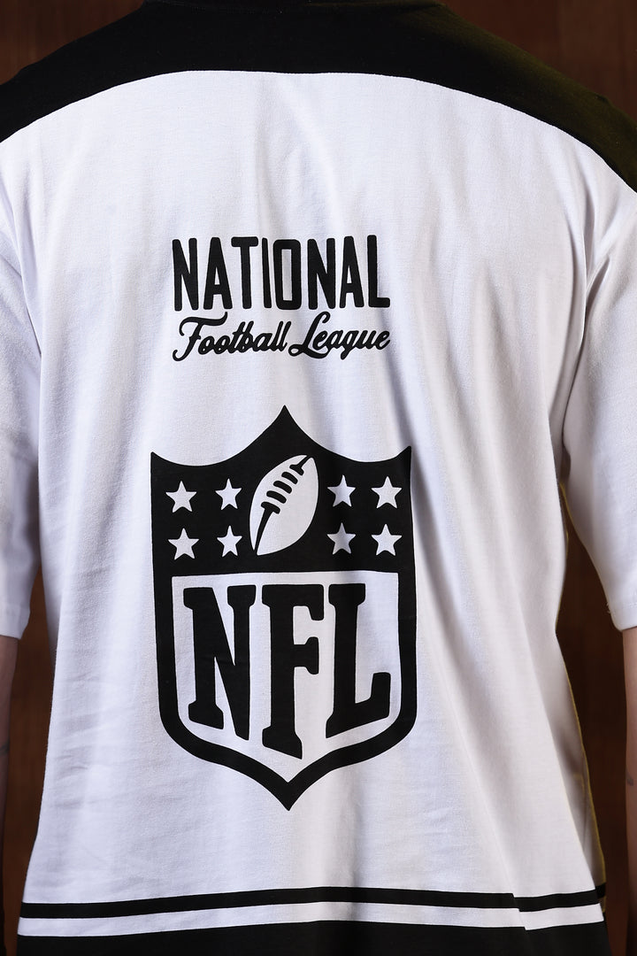 NFL: Black & White Oversized T-shirt