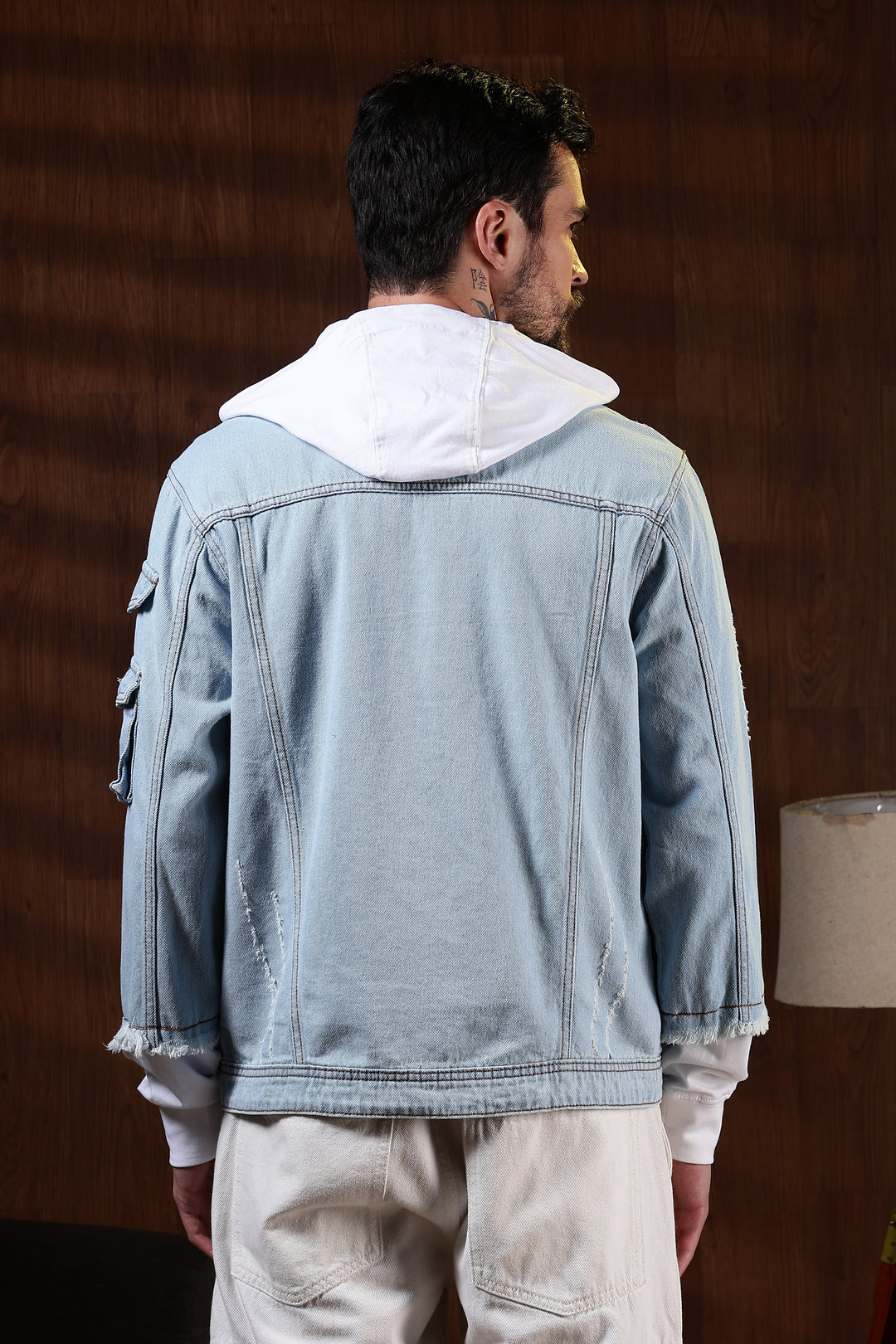 Hooded Denim Jacket
